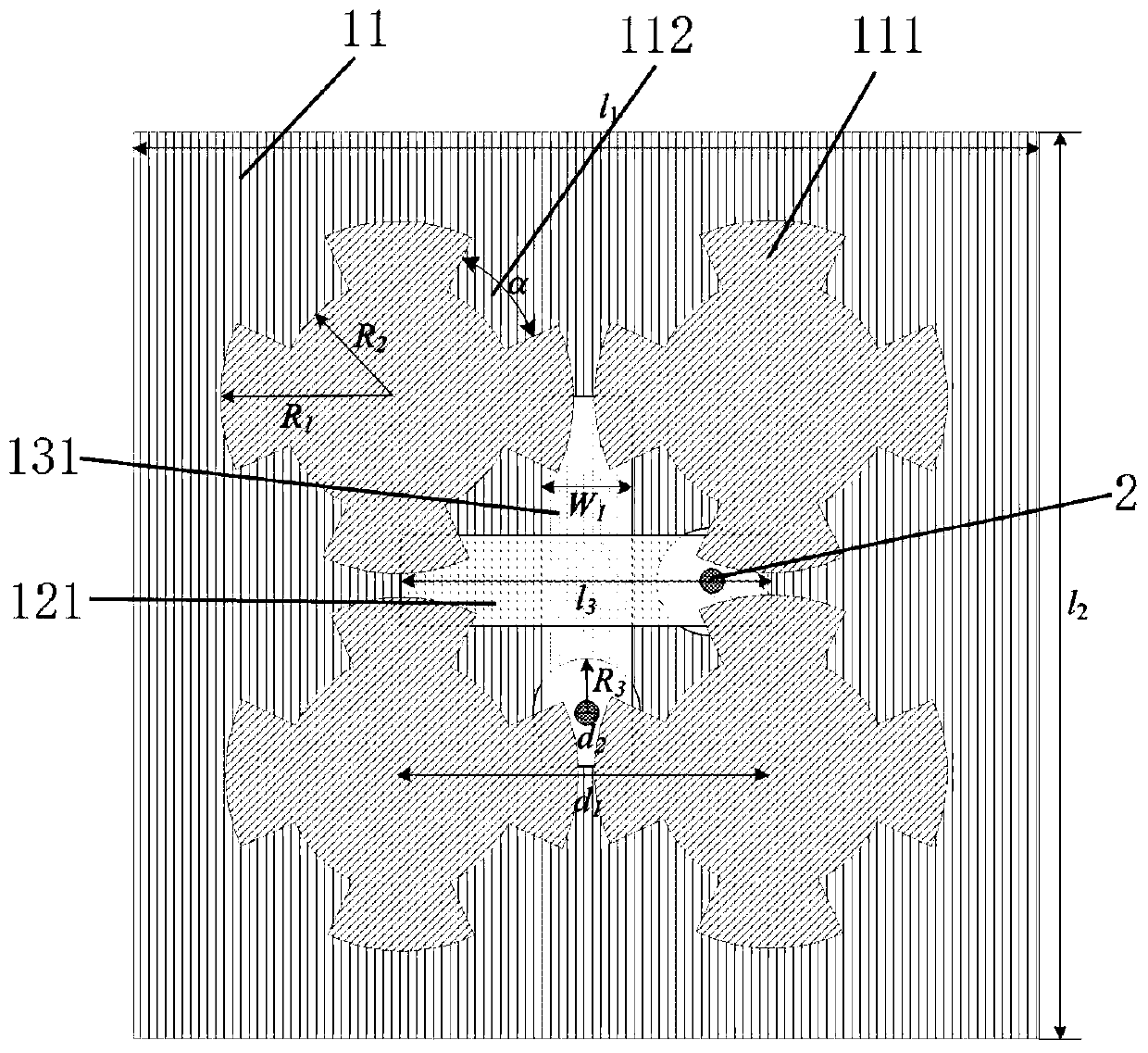 shared two-unit microstrip MIMO antenna based on radiation structure