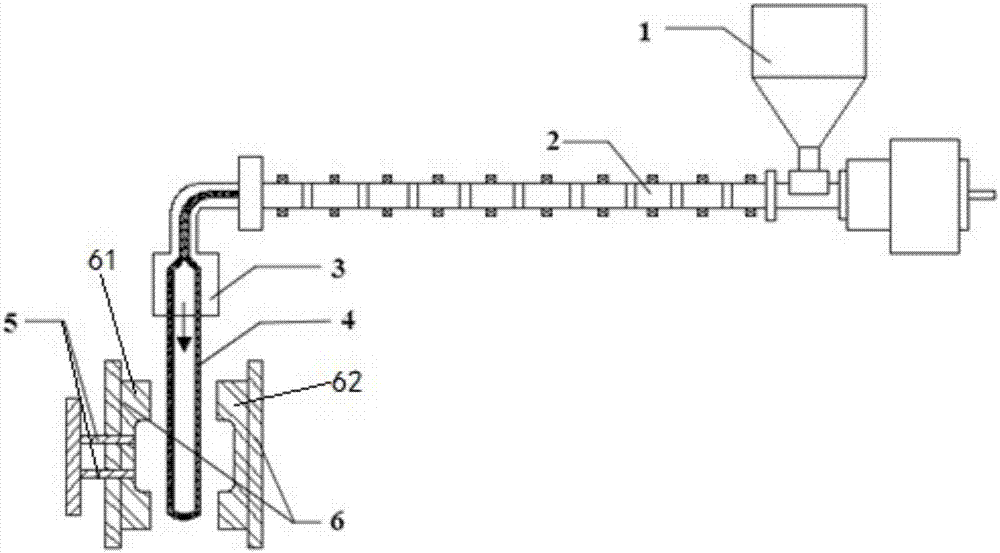 Molding process for flat plate type extruded-blown product containing internal reinforced structure