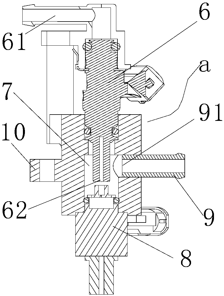 Fuel oil jetting system of heavy oil engine and aircraft engine