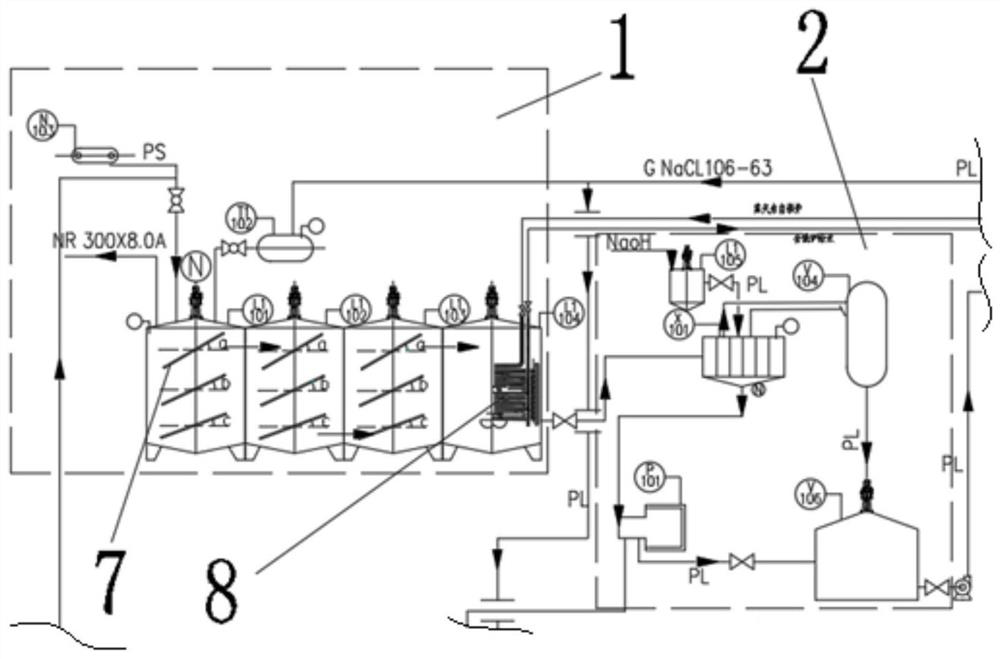 Method for preparing ammonium chloride through co-production of baking soda