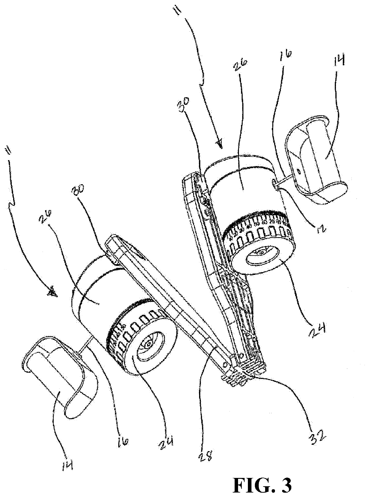 Compact high resistance fitness device