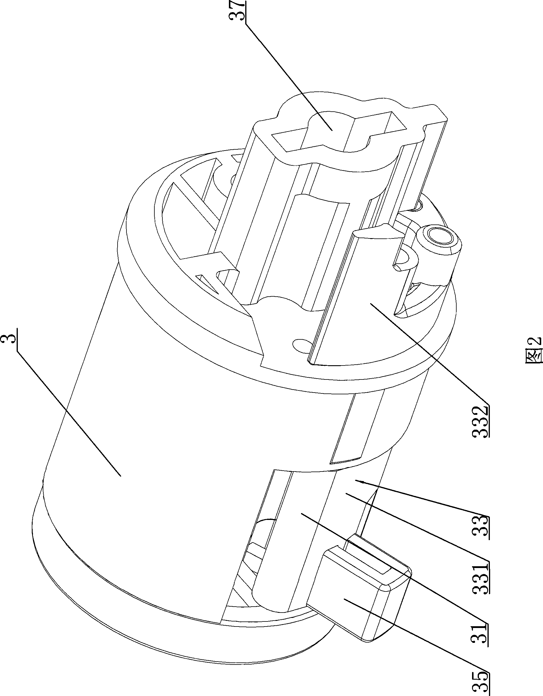 Electric coiling spacing detection device