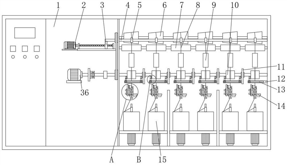 First twist conveying device of novel two-for-one twister and using method of first twist conveying device