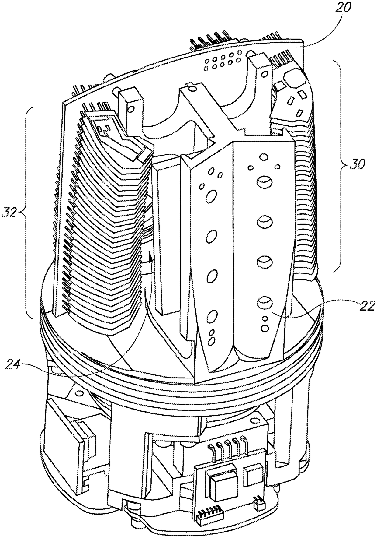 Laser radar device and channel gating method thereof