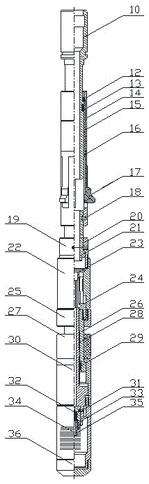 Coupling free stand type downhole production allocation device