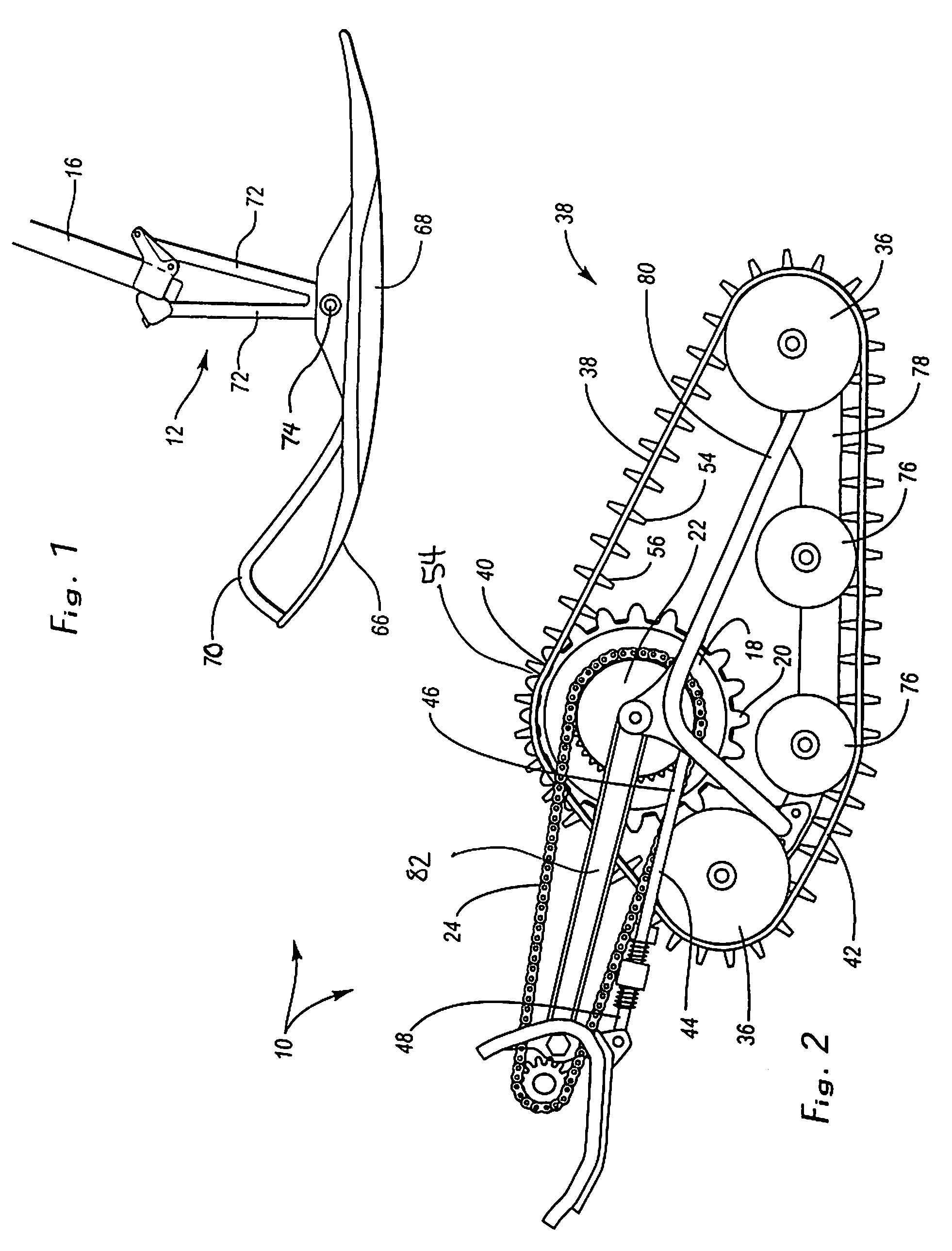 Kit for converting vehicle to tracked driven snow vehicle