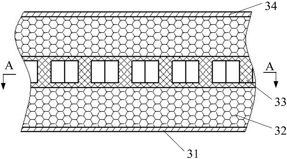 Post-processing sensor installation structure