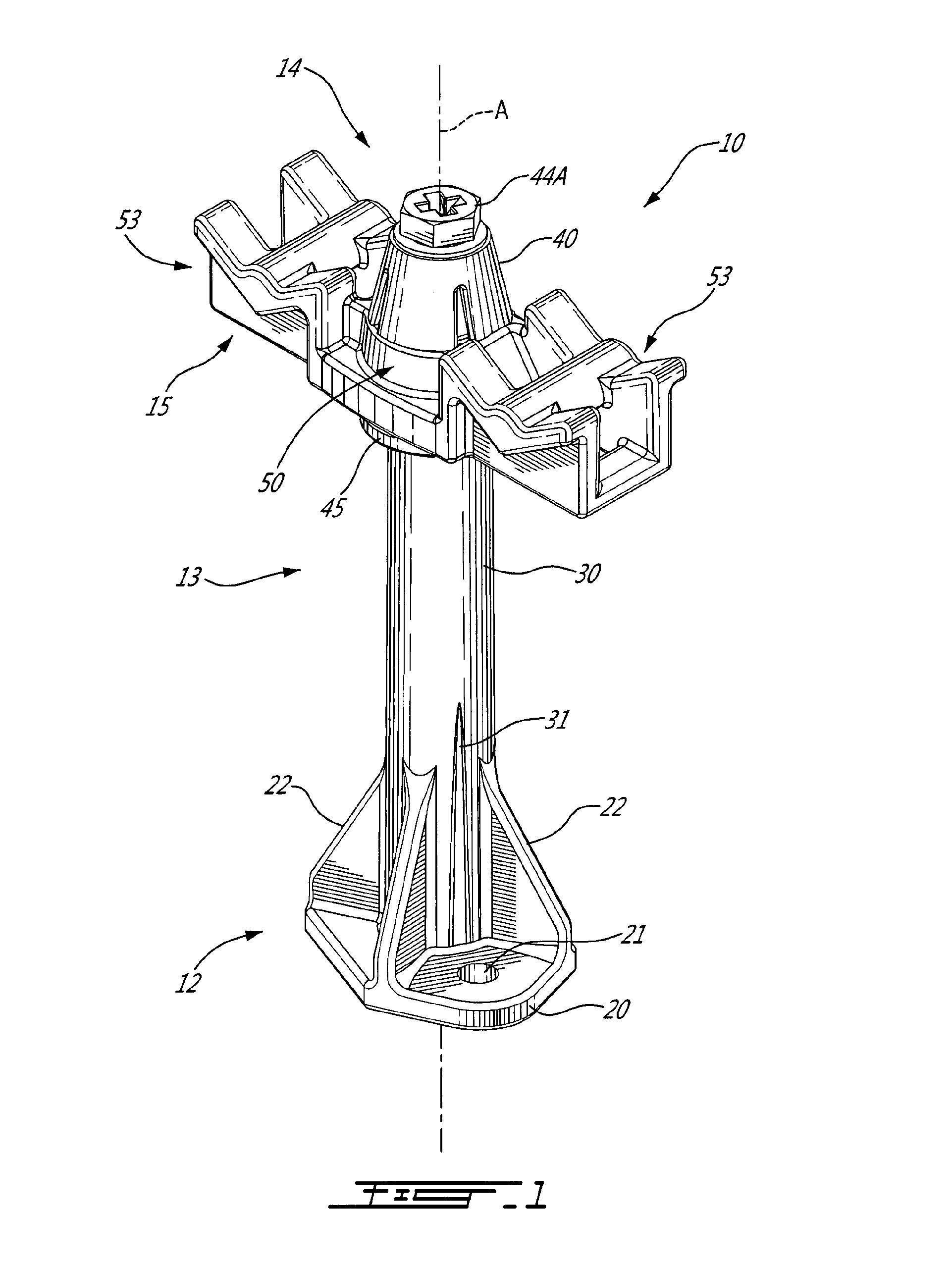 Standoff device and method of installation of harness