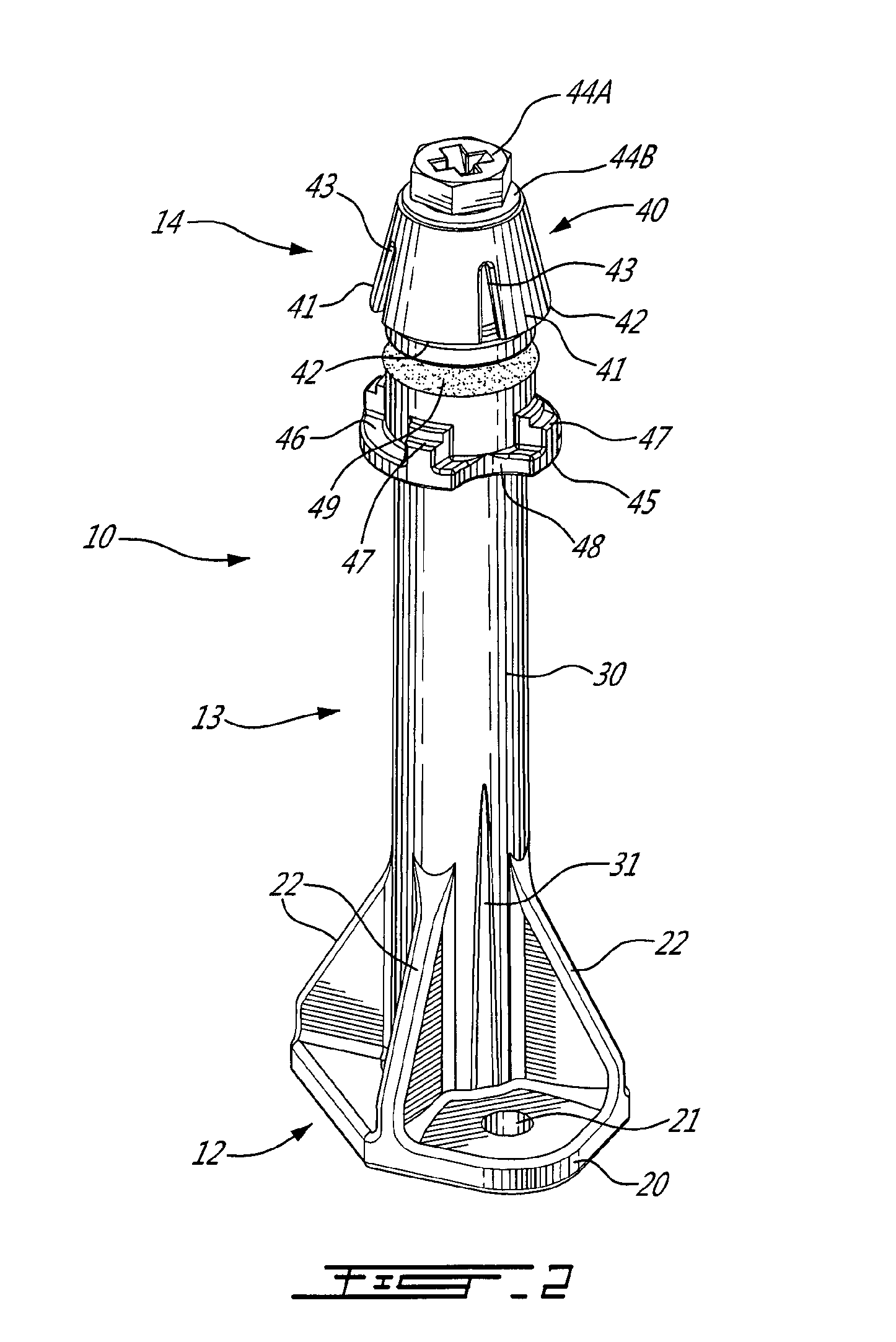 Standoff device and method of installation of harness