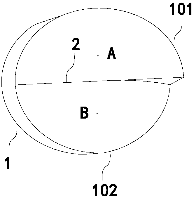 Integrated myopia correcting lens