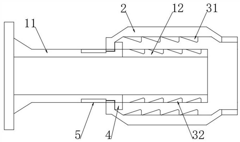 A hydraulic type high stability rubber hose joint