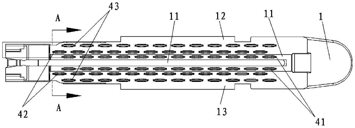 Nail bin assembly of linear anastomat