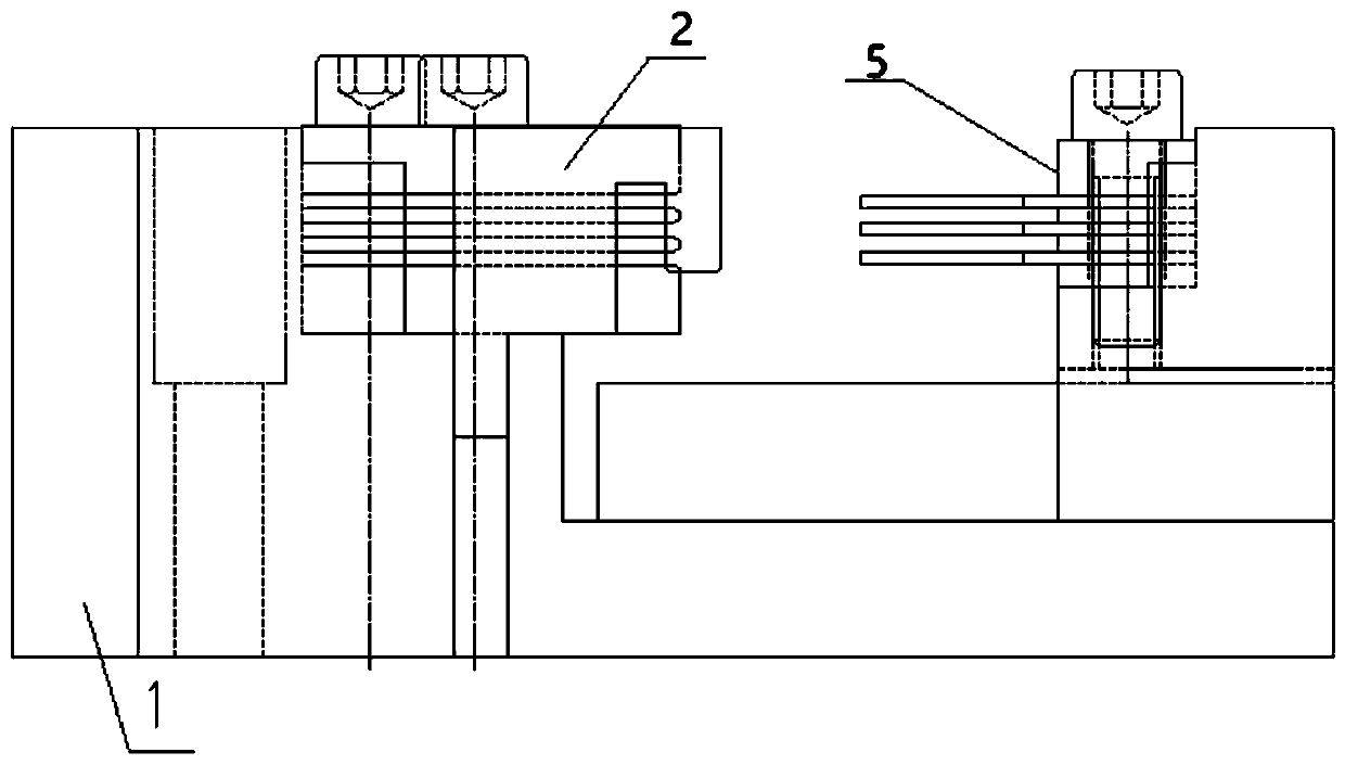 Small S bend forming tool for lead pin of armature coil