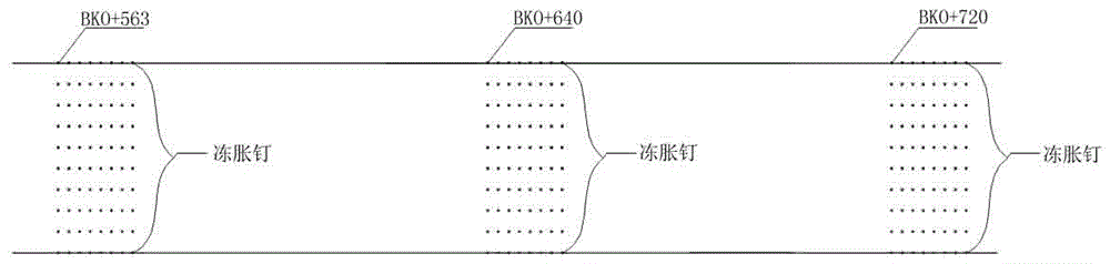 Method and device for on-site observation of frost heaving of high-speed railway soil layer in seasonally frozen soil area