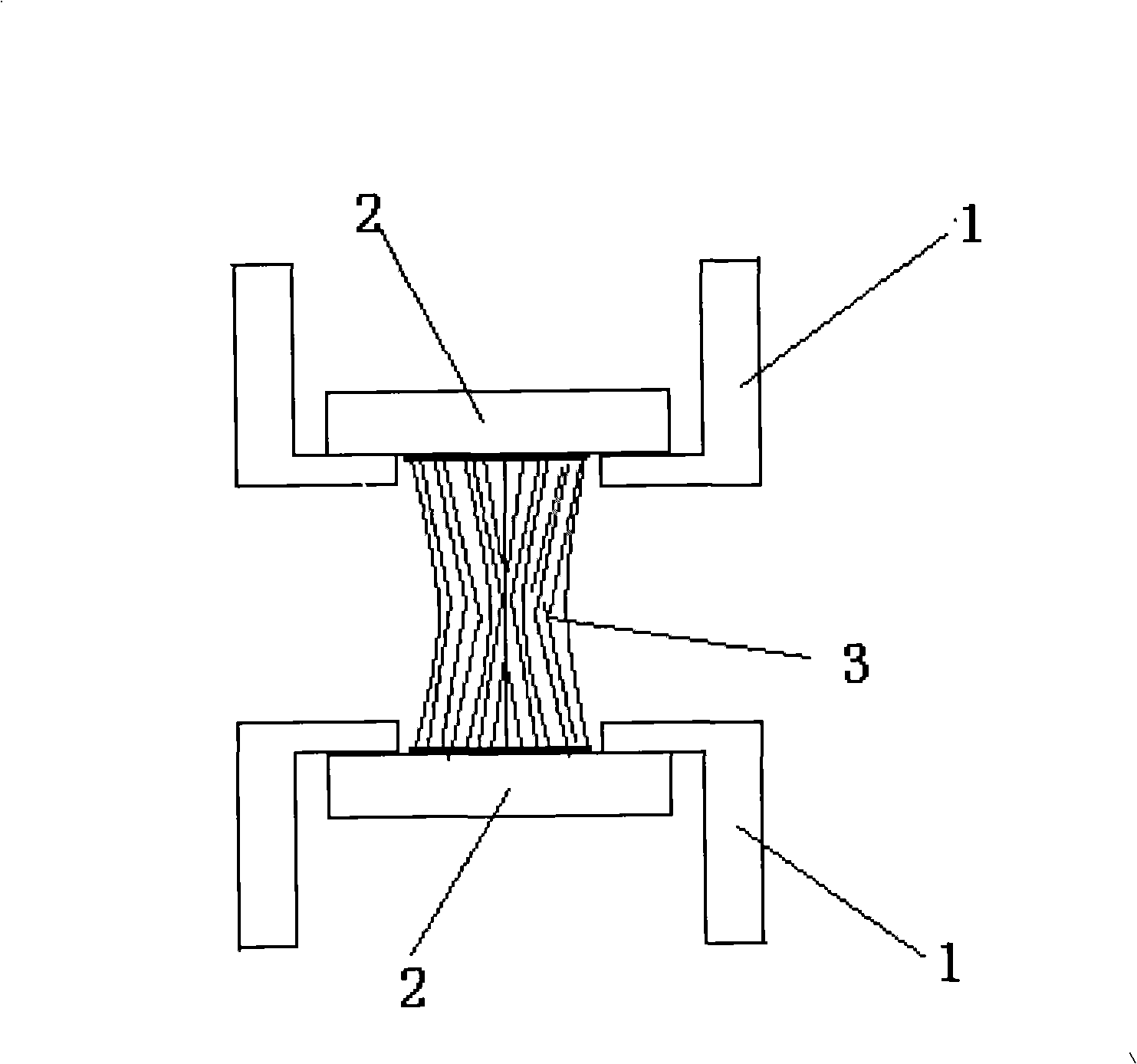 Application of coal ash synthetic channel jointing material on damping interface or in water construction