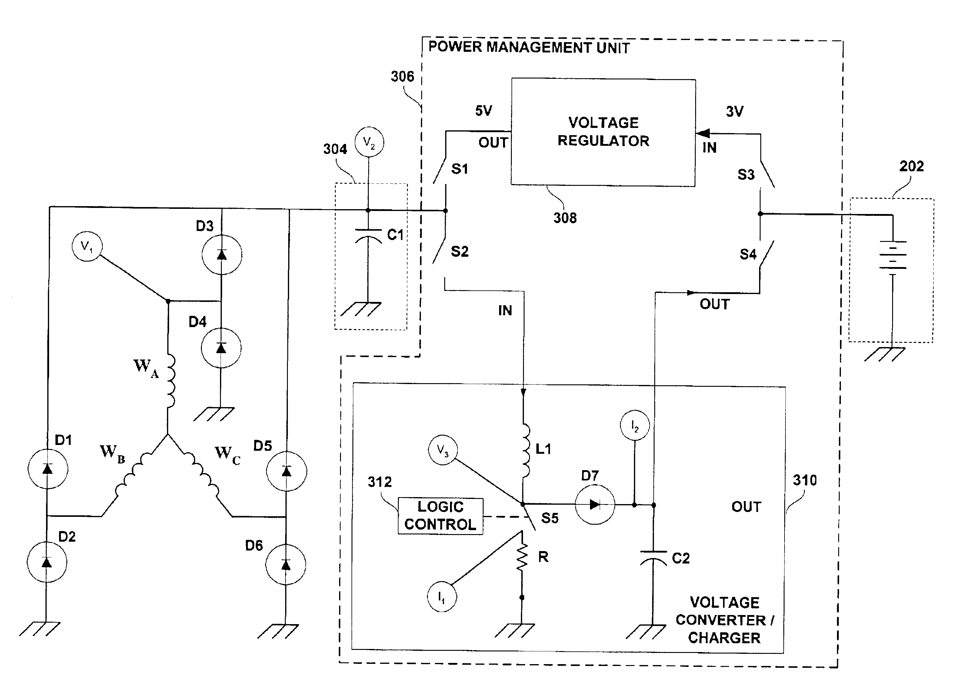 Methods, systems and devices for converting the kinetic energy of a rotating disk drive spindle motor into electrical energy to charge a rechargeable battery