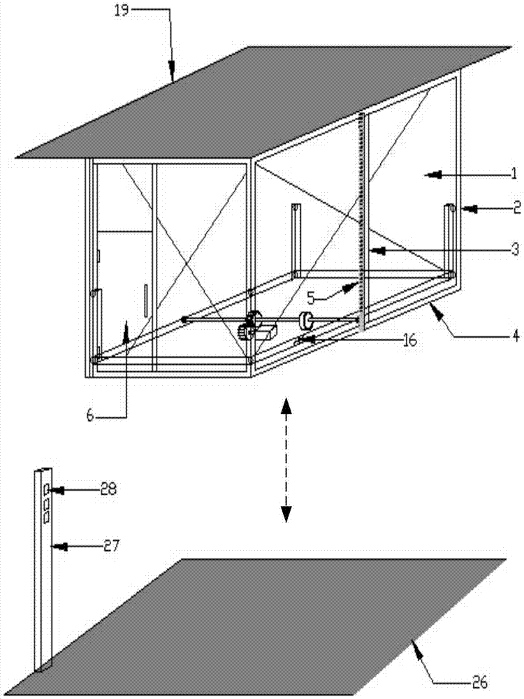 Automatic glass house and building