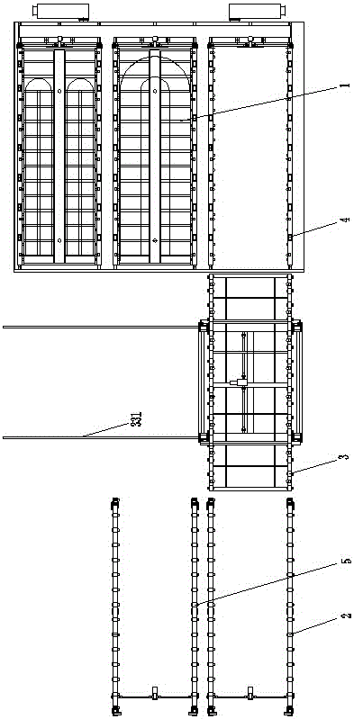 Automatic storage device for U-shaped pipes for nuclear power evaporator and control method of automatic storage device