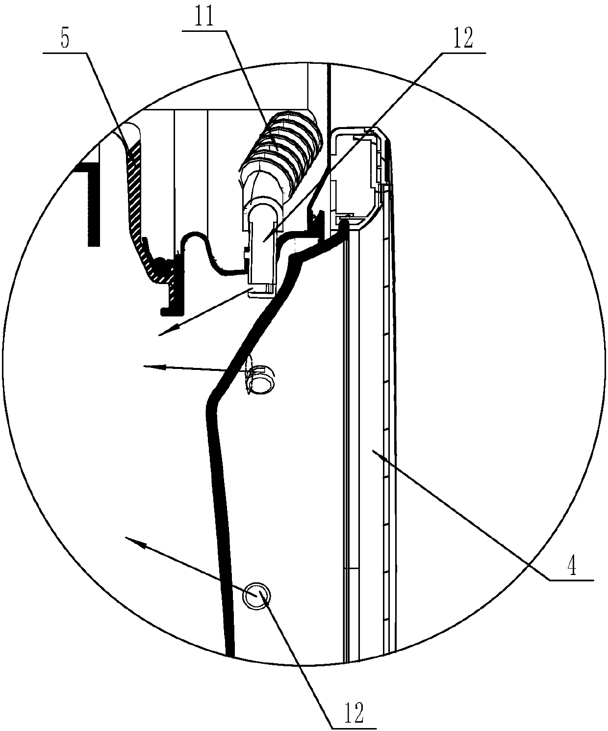 Cylinder washing machine and spray control method thereof