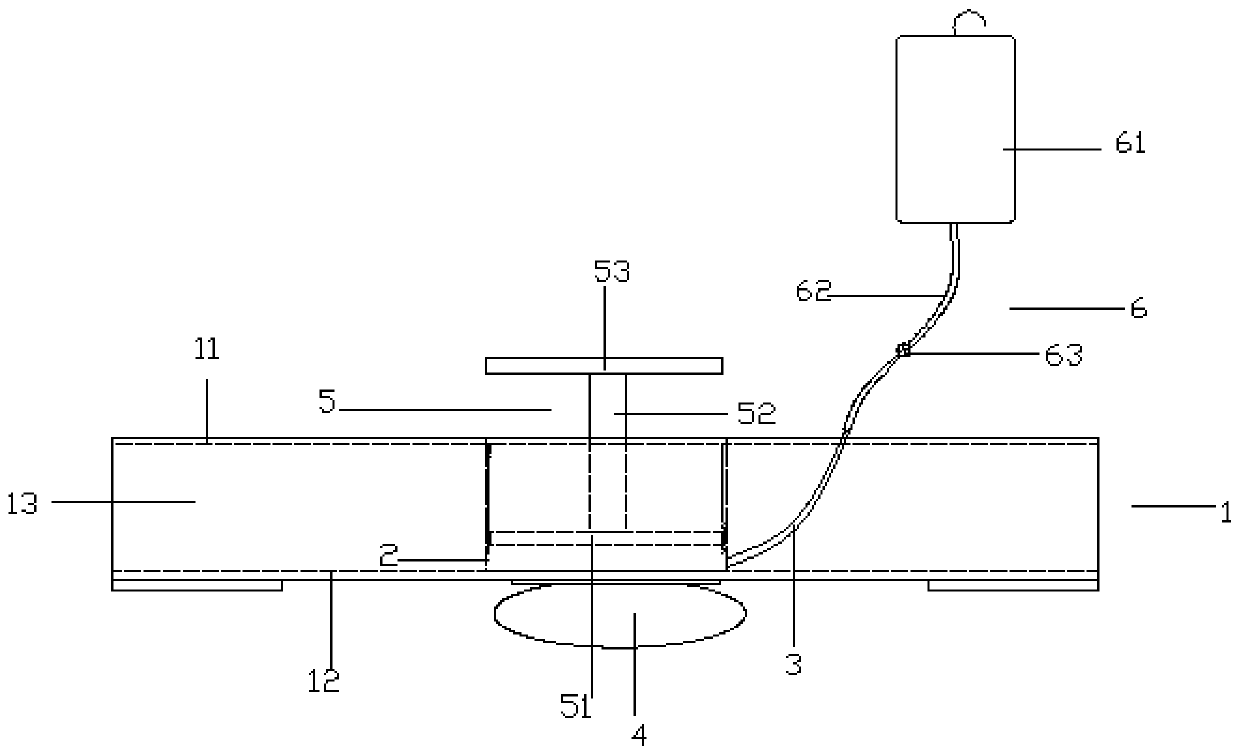 Postoperative wound hemostasis device for patient with liver, gallbladder and pancreas diseases