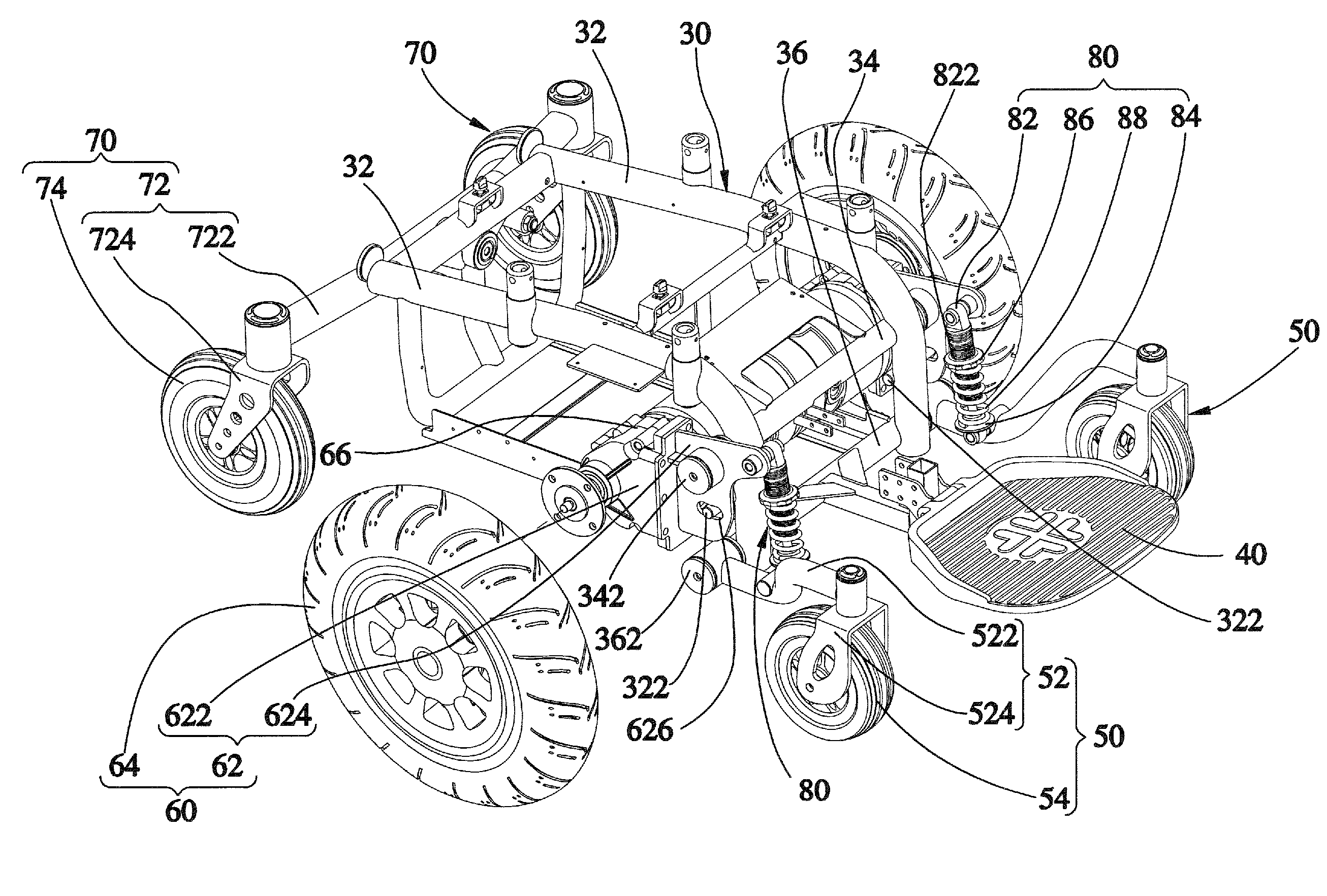 Power wheelchair