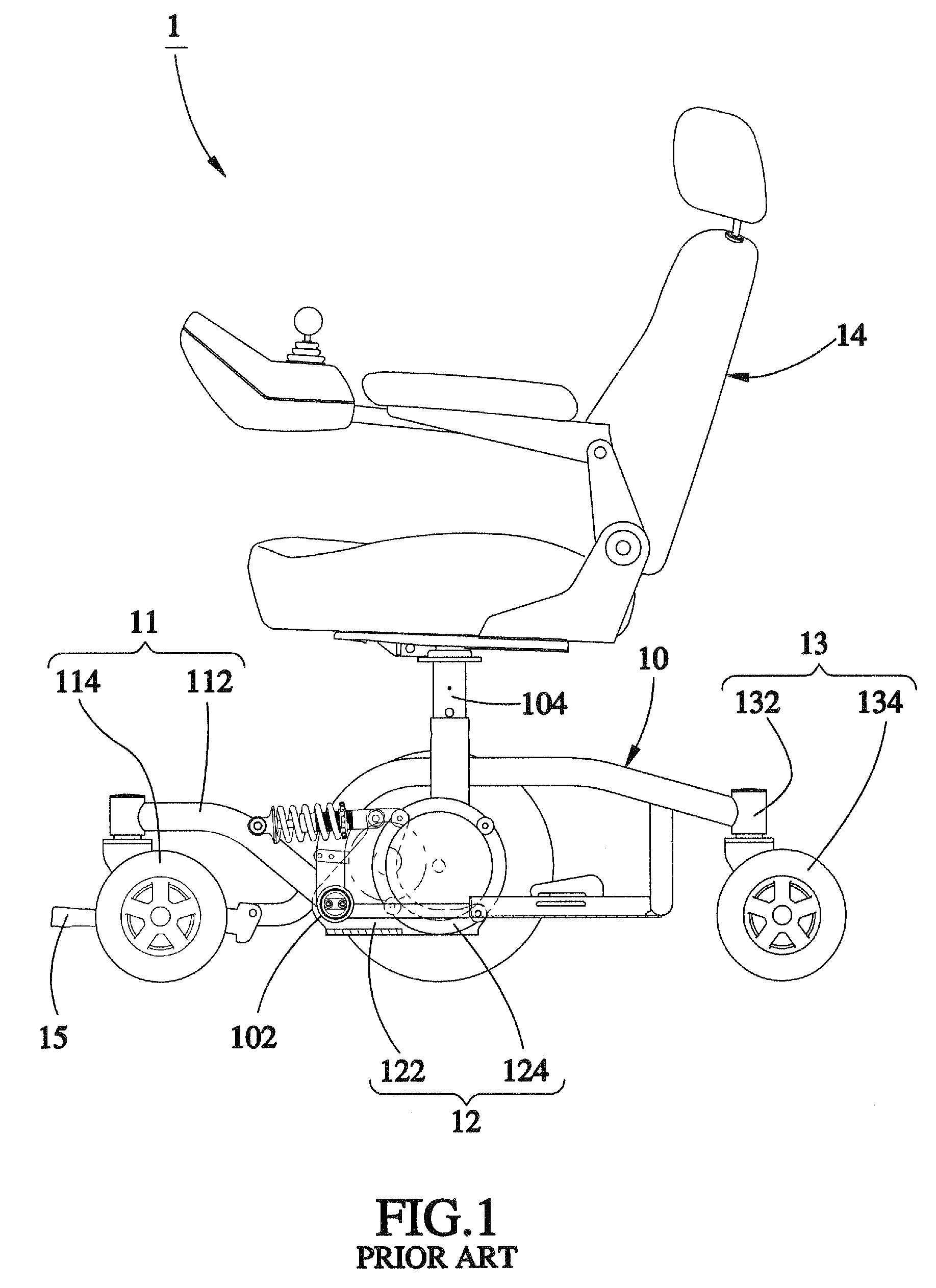 Power wheelchair