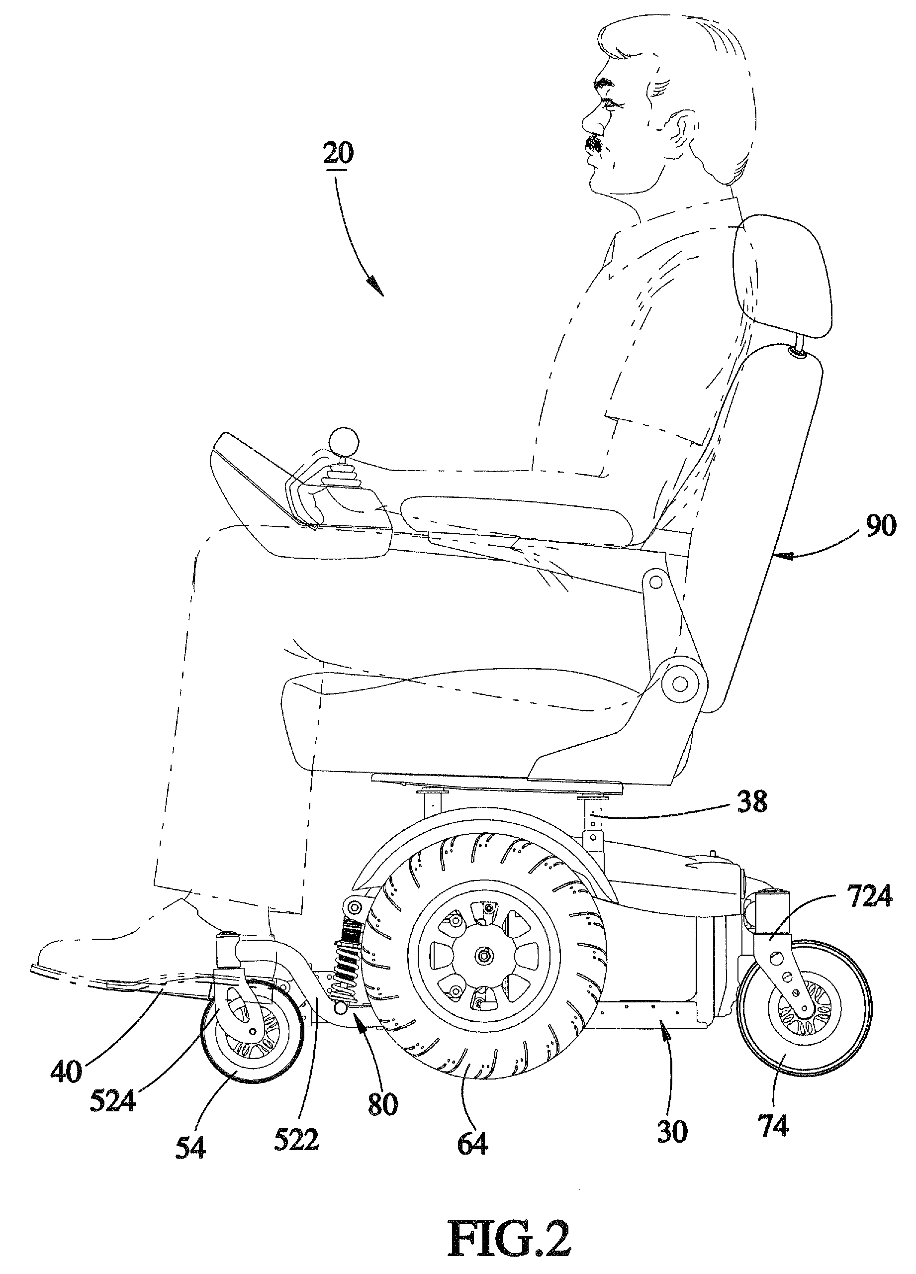 Power wheelchair