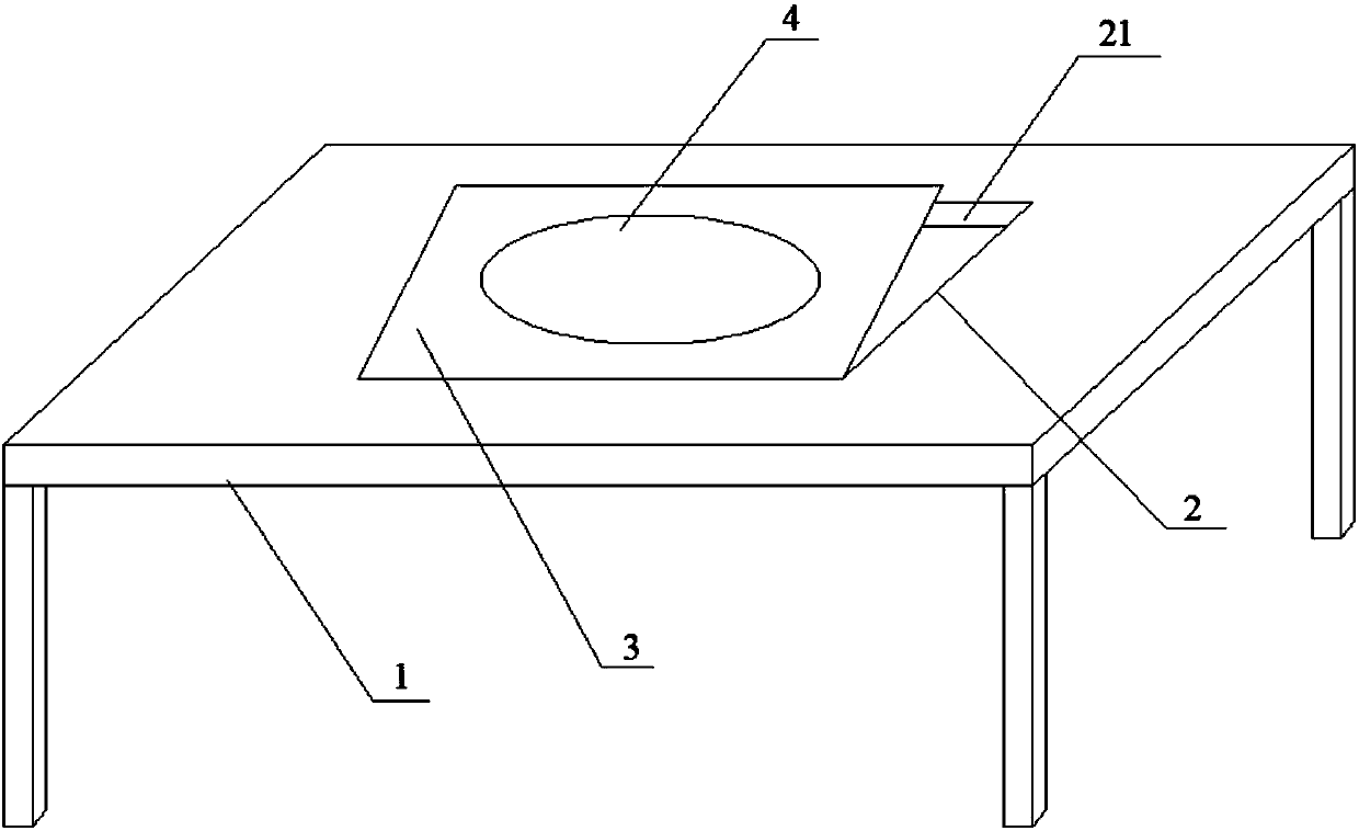 Animal experiment table for medical researches