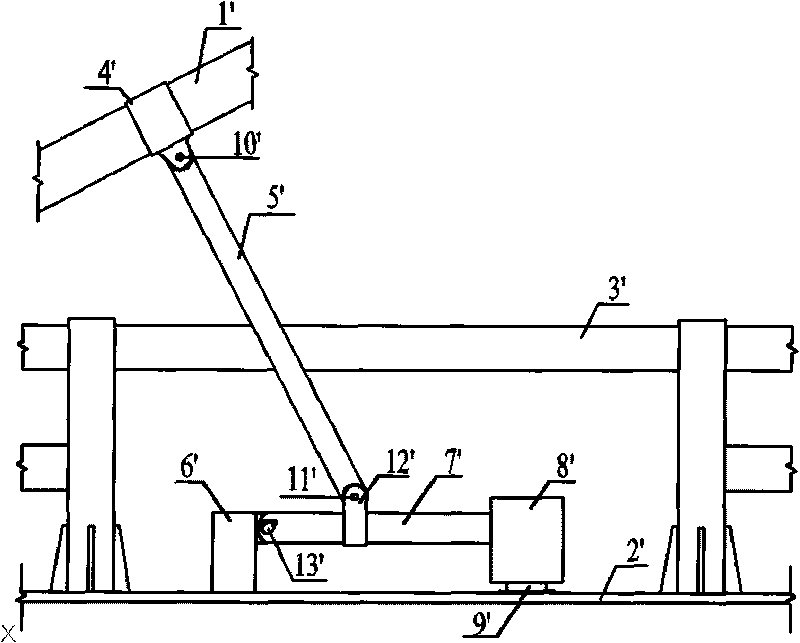 Mass damping device of rigid connection space lever of stay cable