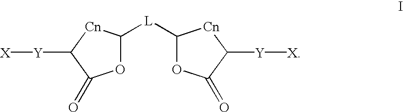 Preparation and use of gamma-butyrolactones as cross-linking agents