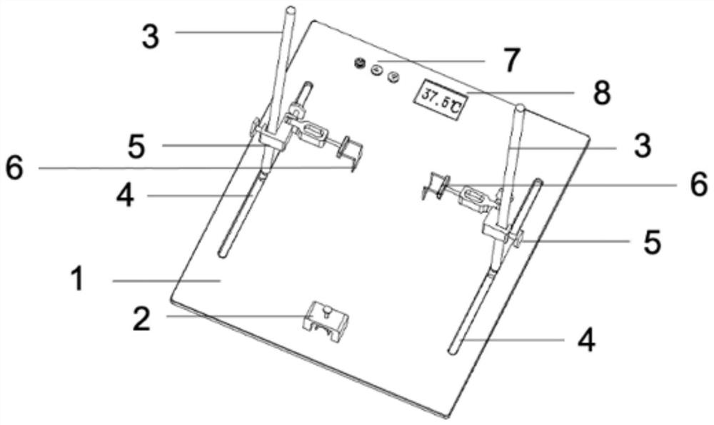 Operating table for animal experiment