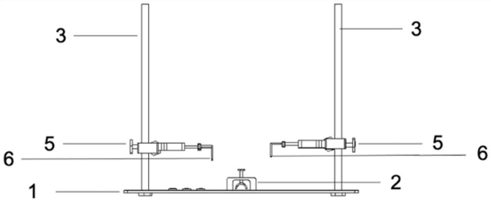 Operating table for animal experiment