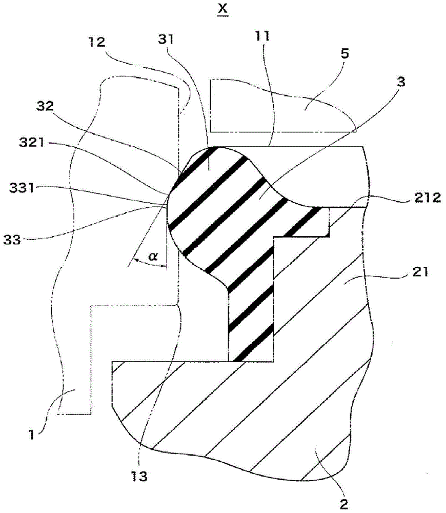 Lid member with waterproofing function