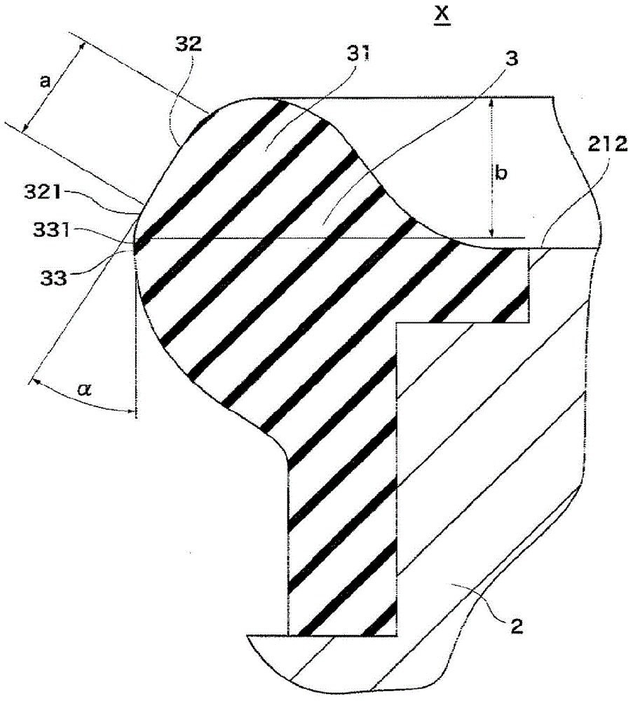 Lid member with waterproofing function