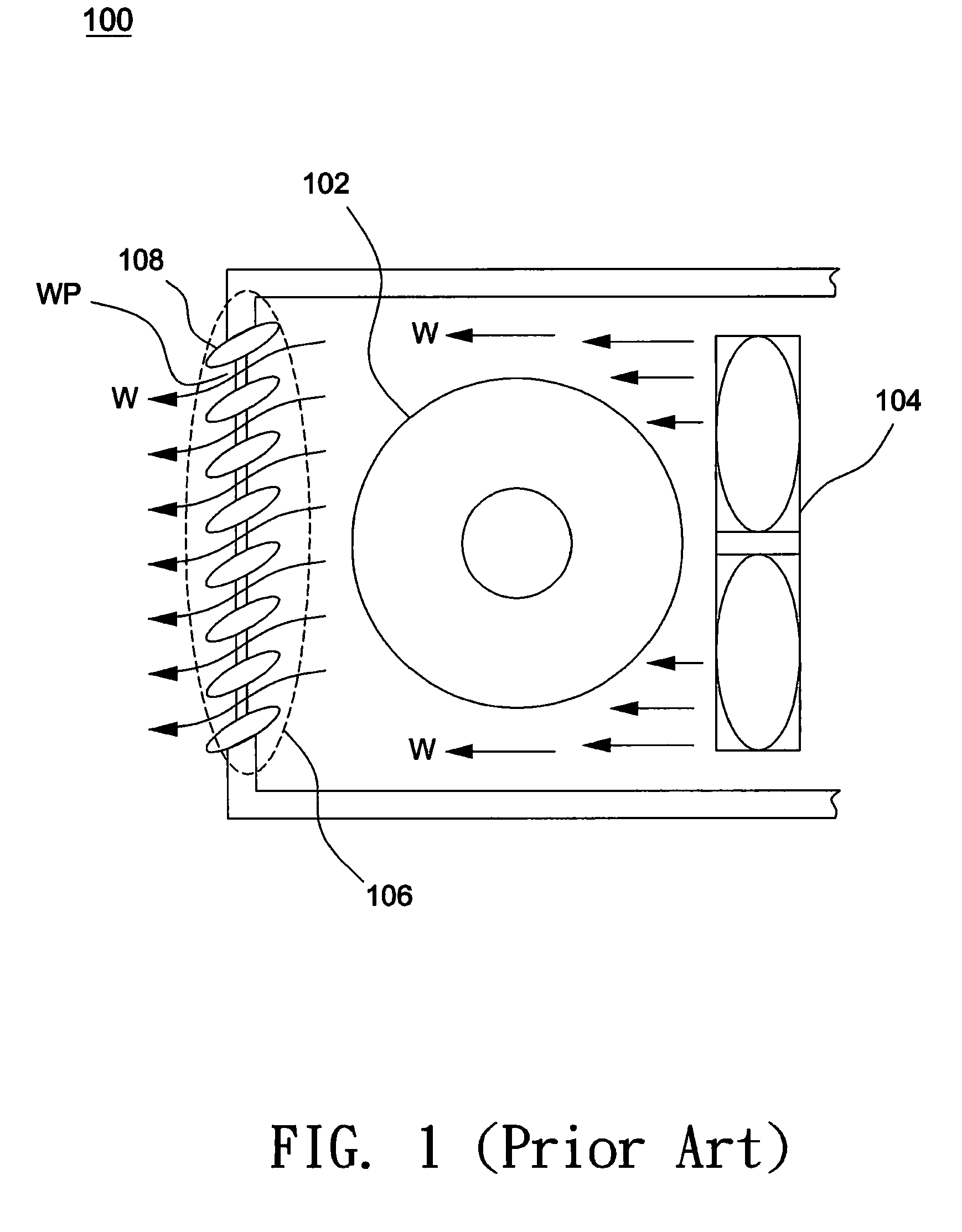 Heat-dissipating device and projection display apparatus having the same