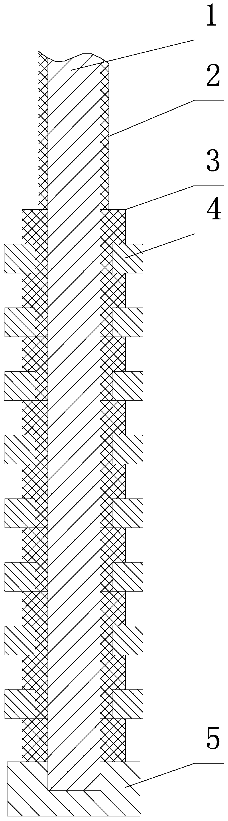 Sample mounting device and method for lead-bismuth alloy melt corrosion test