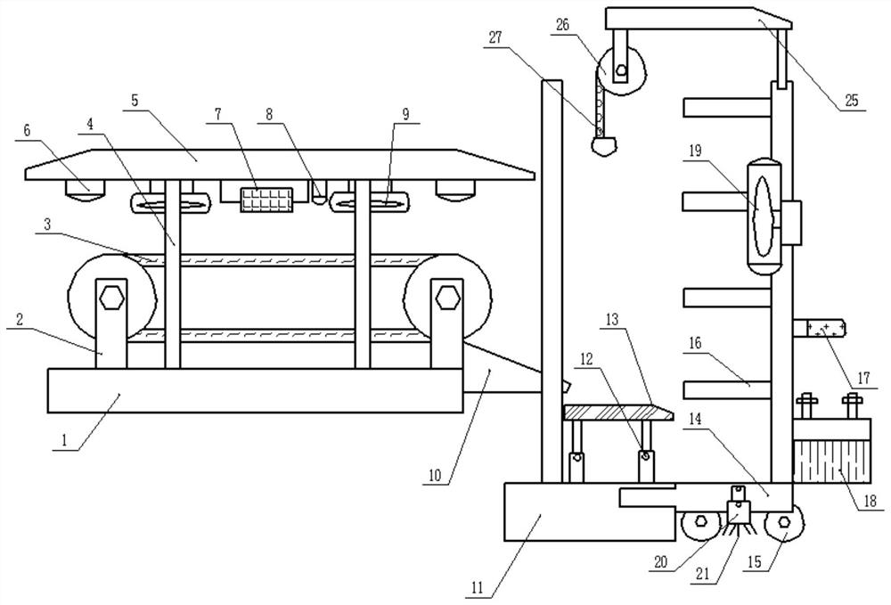 Air-drying equipment for aerated concrete blocks