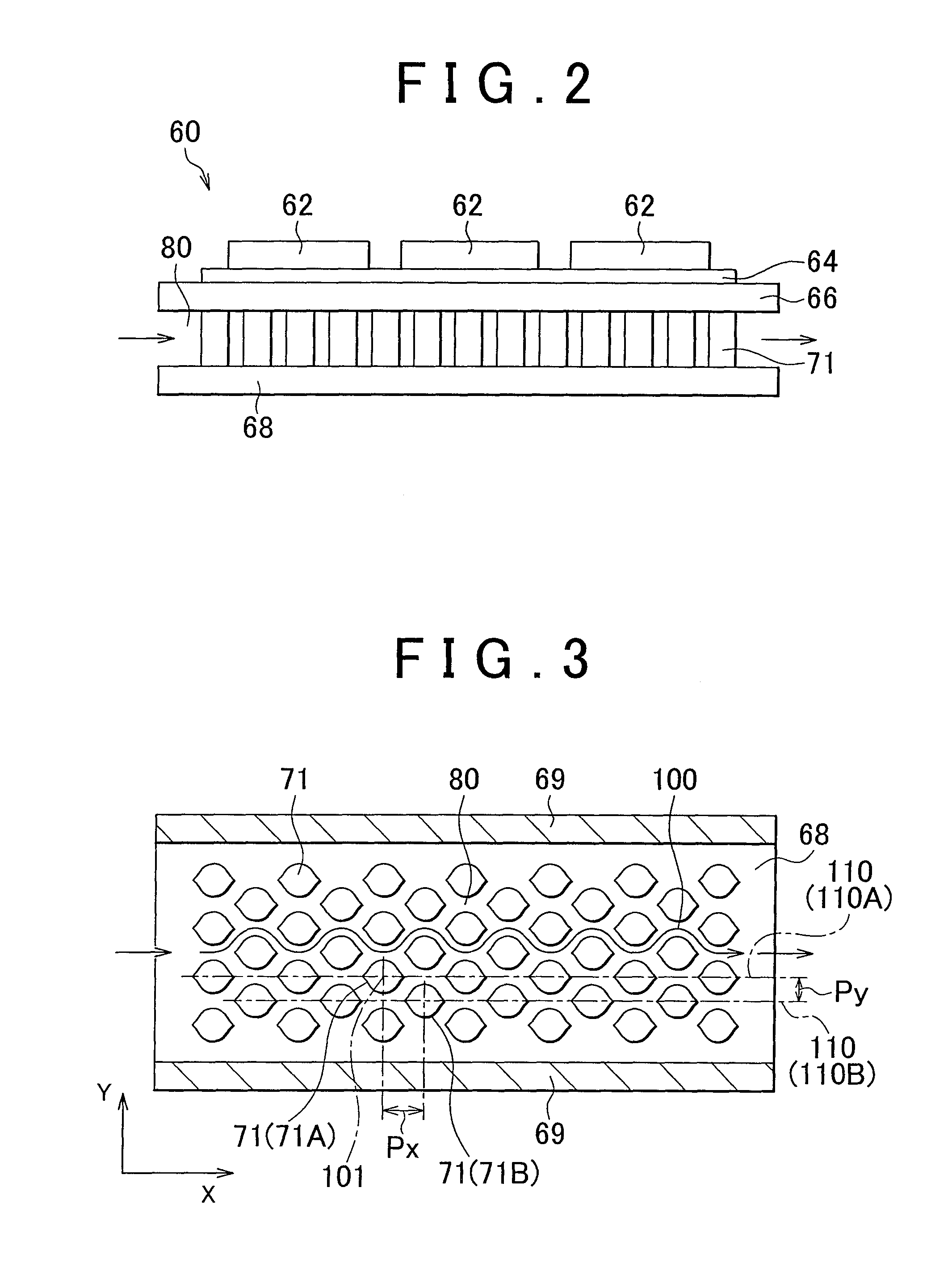 Cooling fin structure