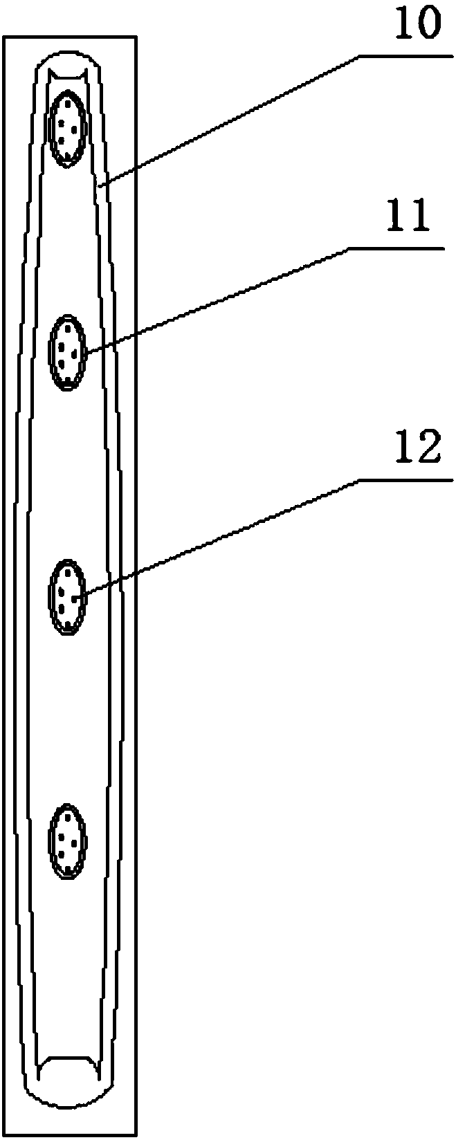 Sound barrier for rail traffic road