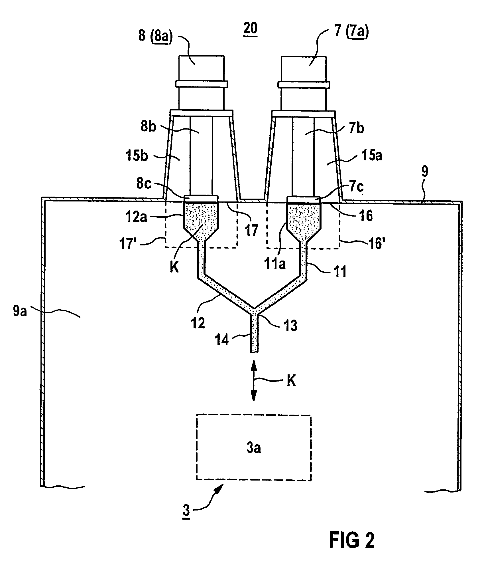 Refrigeration plant for parts of installation, which are to be chilled