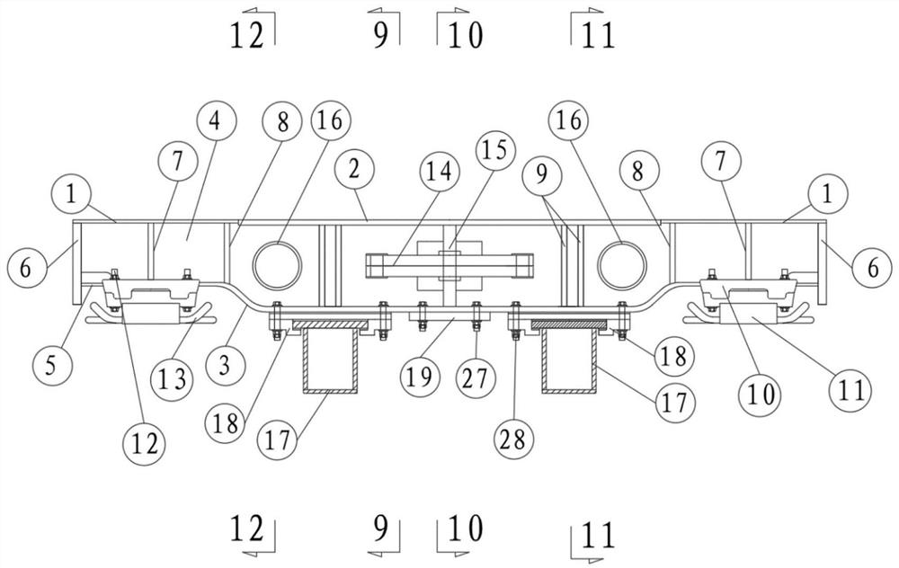 High-speed maglev bridge large displacement expansion device