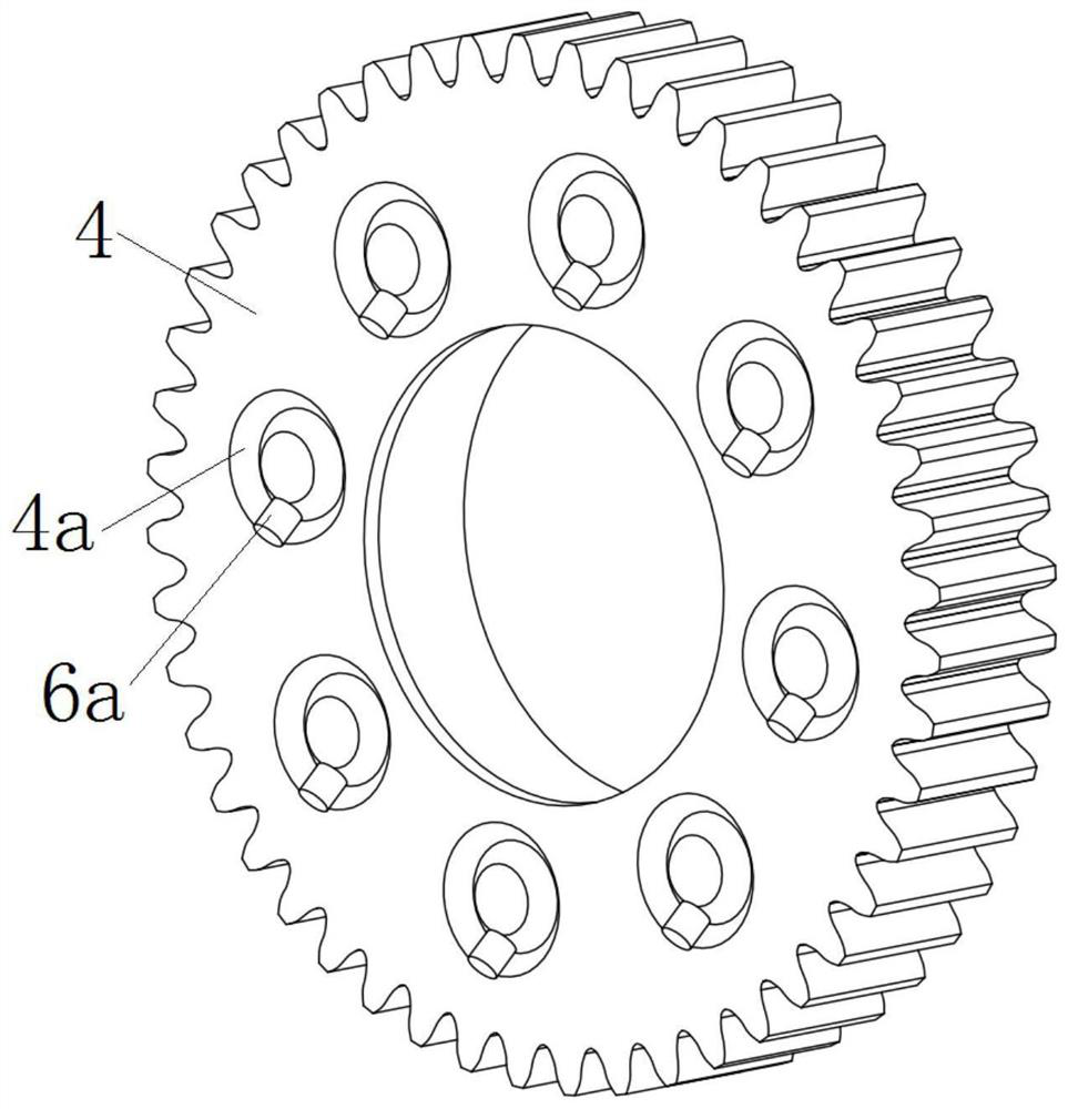 Cylindrical ring groove type double-cycloid small-tooth-difference planetary reducer