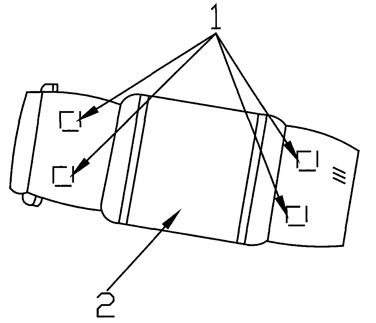 Heartbeat detection method based on cuff device