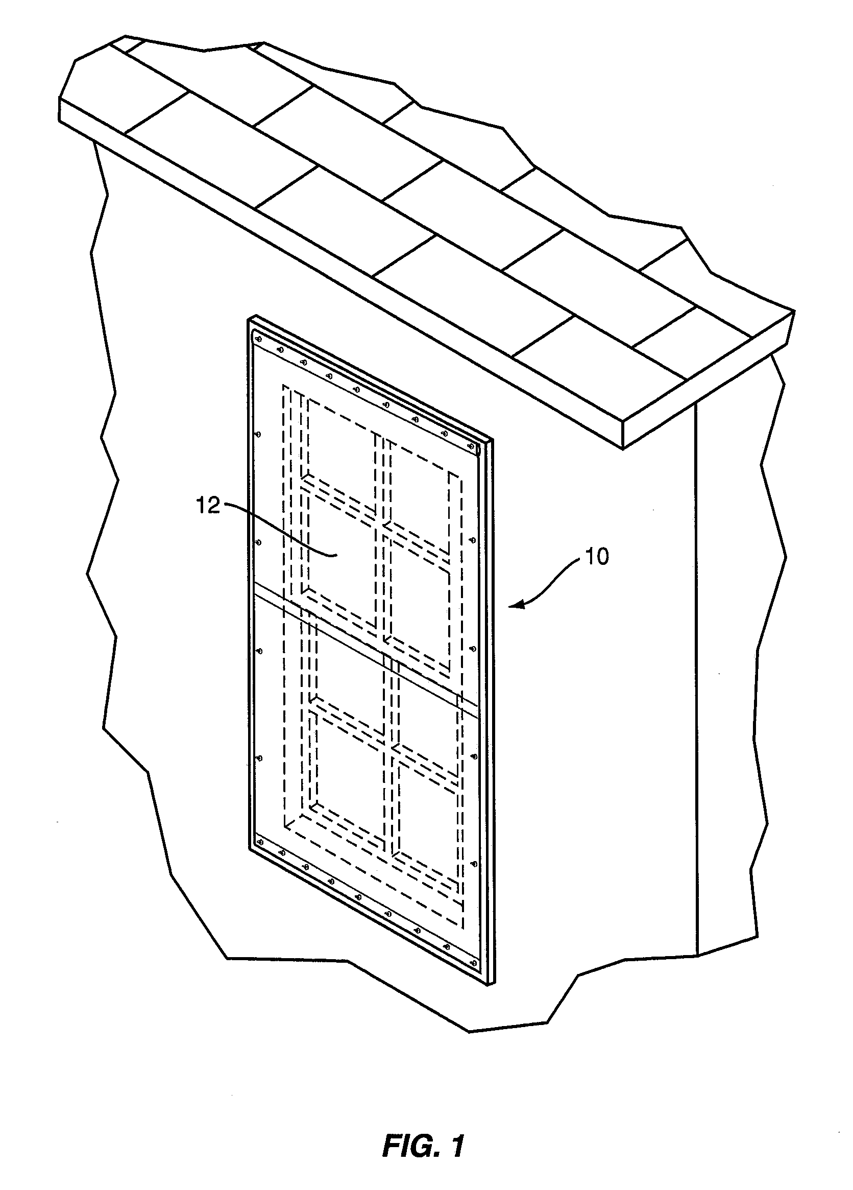 Storm Panel for Protecting Windows and Doors During High Winds