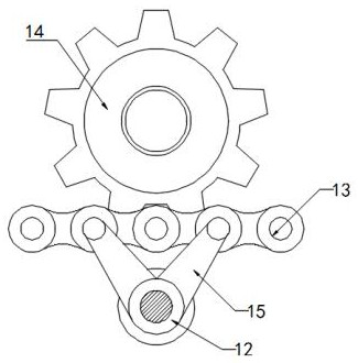 Riveting machine with hand injury prevention structure for scaffold fastener production