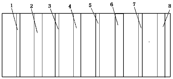 End wall of railway wagon made by aluminum alloy and manufacturing method thereof utilizing friction stir welding