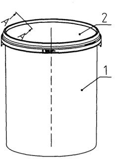 Anti-counterfeiting plastic packaging container