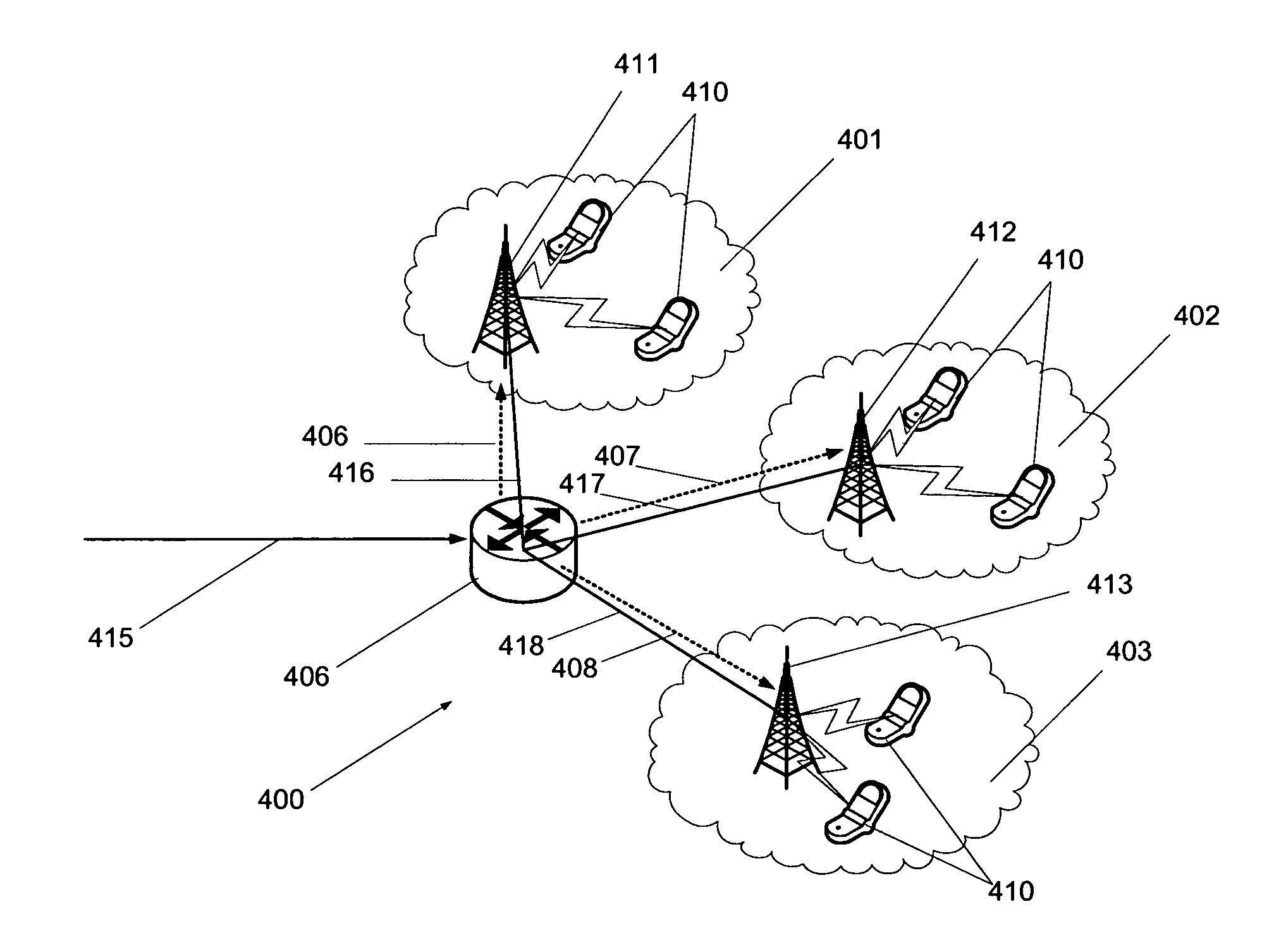 Wireless multicast for layered media