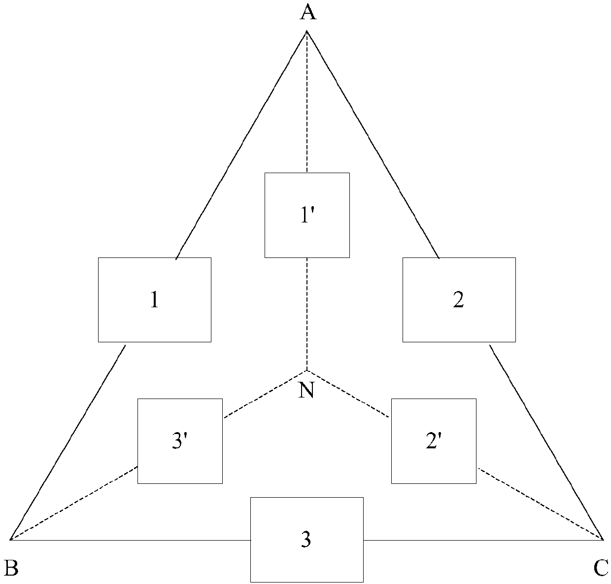 Space vector modulation method for delta connection cascaded H-bridge inverter