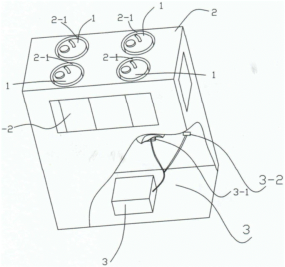 Jetting head negative-pressure system for ink-jet printer, and control method thereof